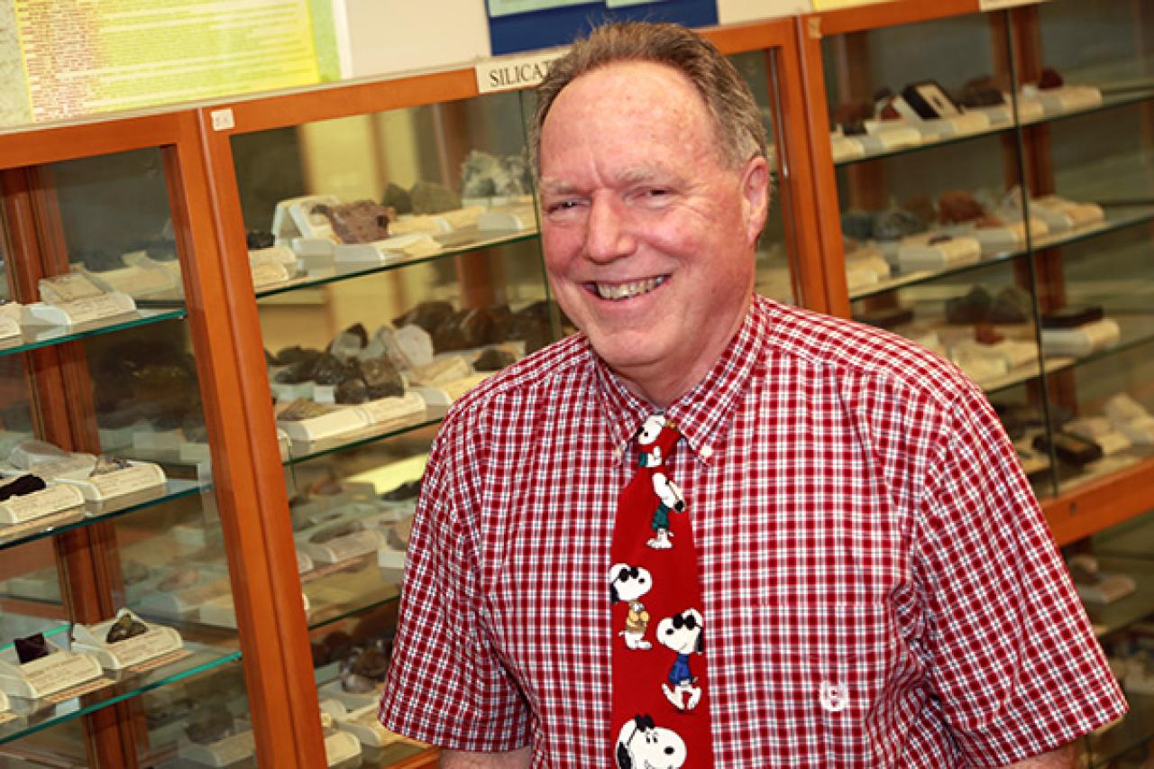Mark Kleffner posing in his lab