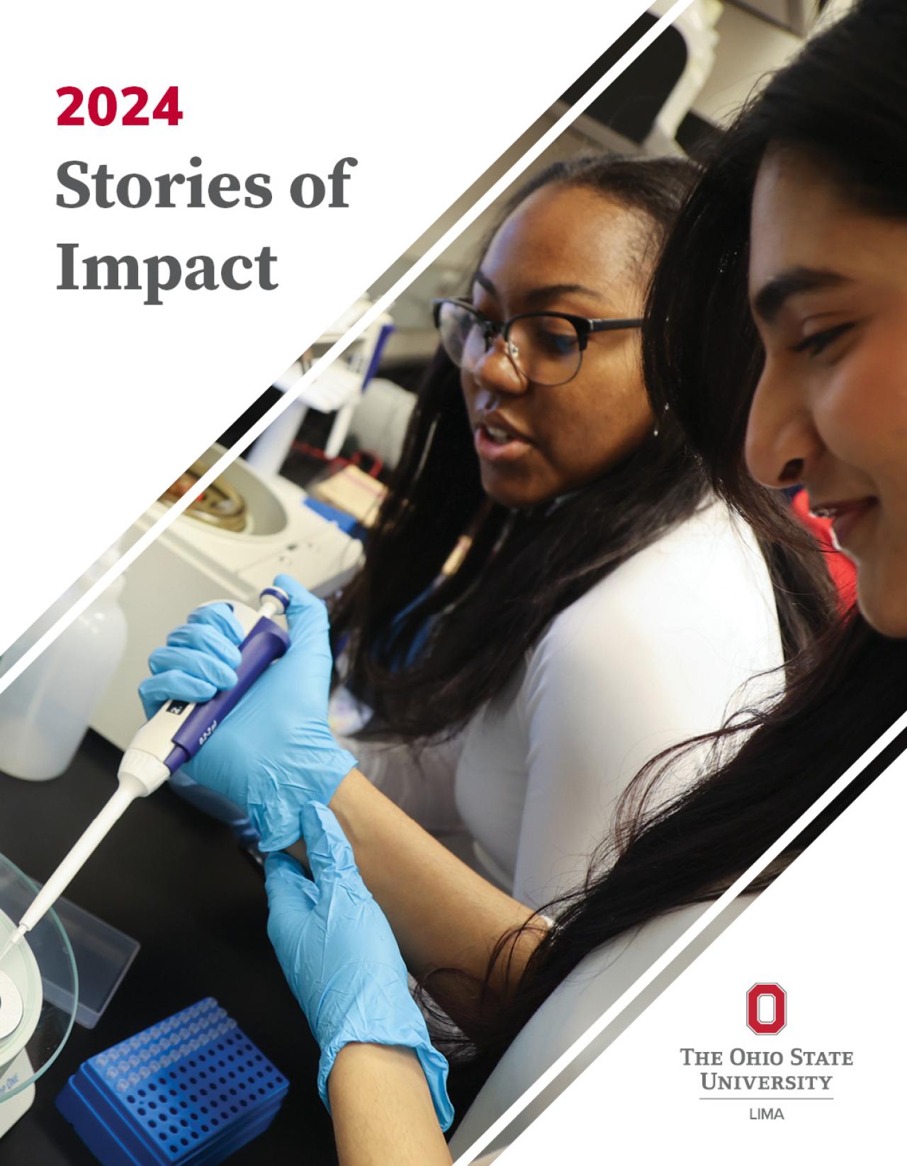 image of the cover of the 2024 impact report