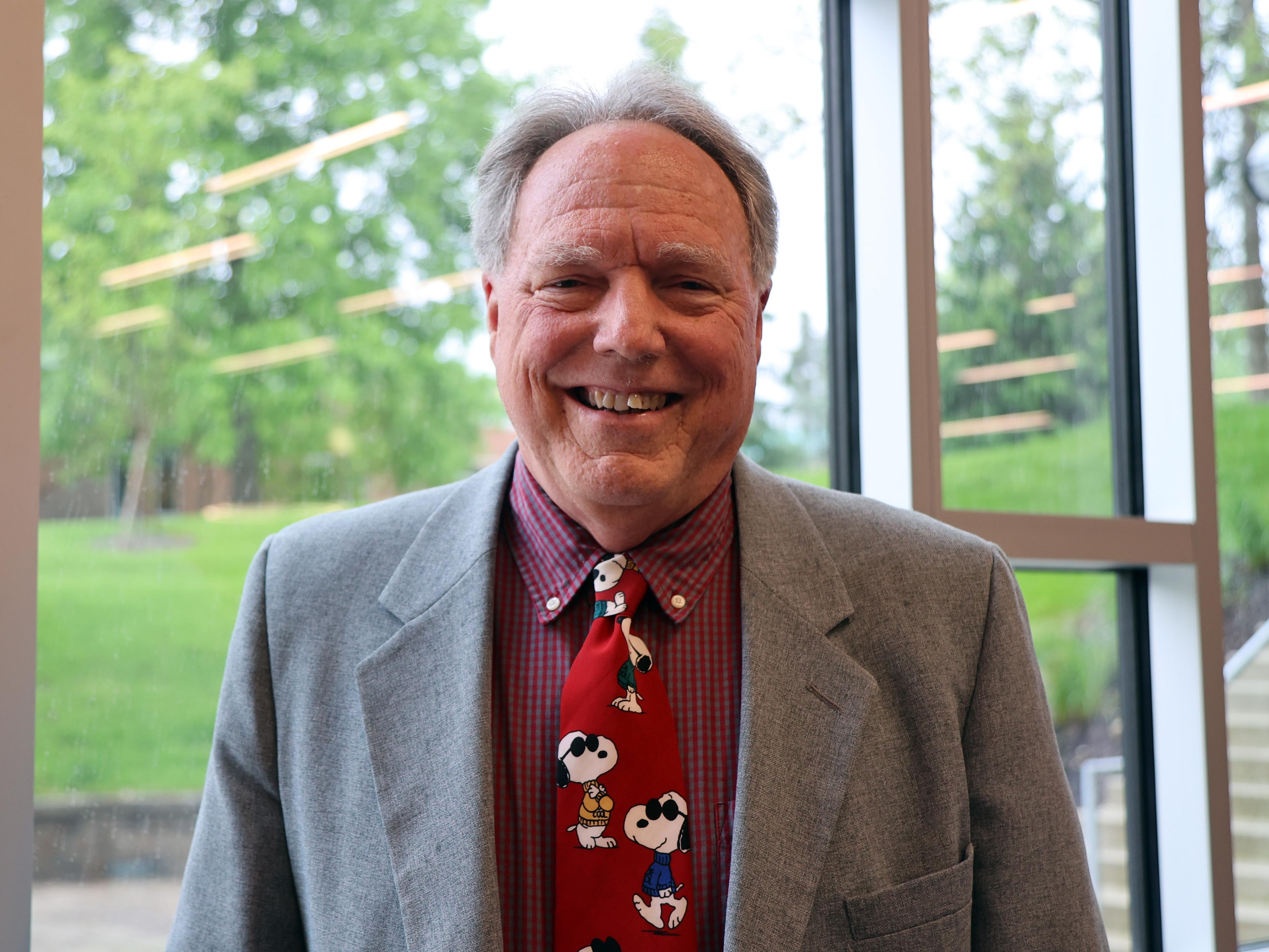 Mark Kleffner in Ohio State Lima's Cloyd Student Commons