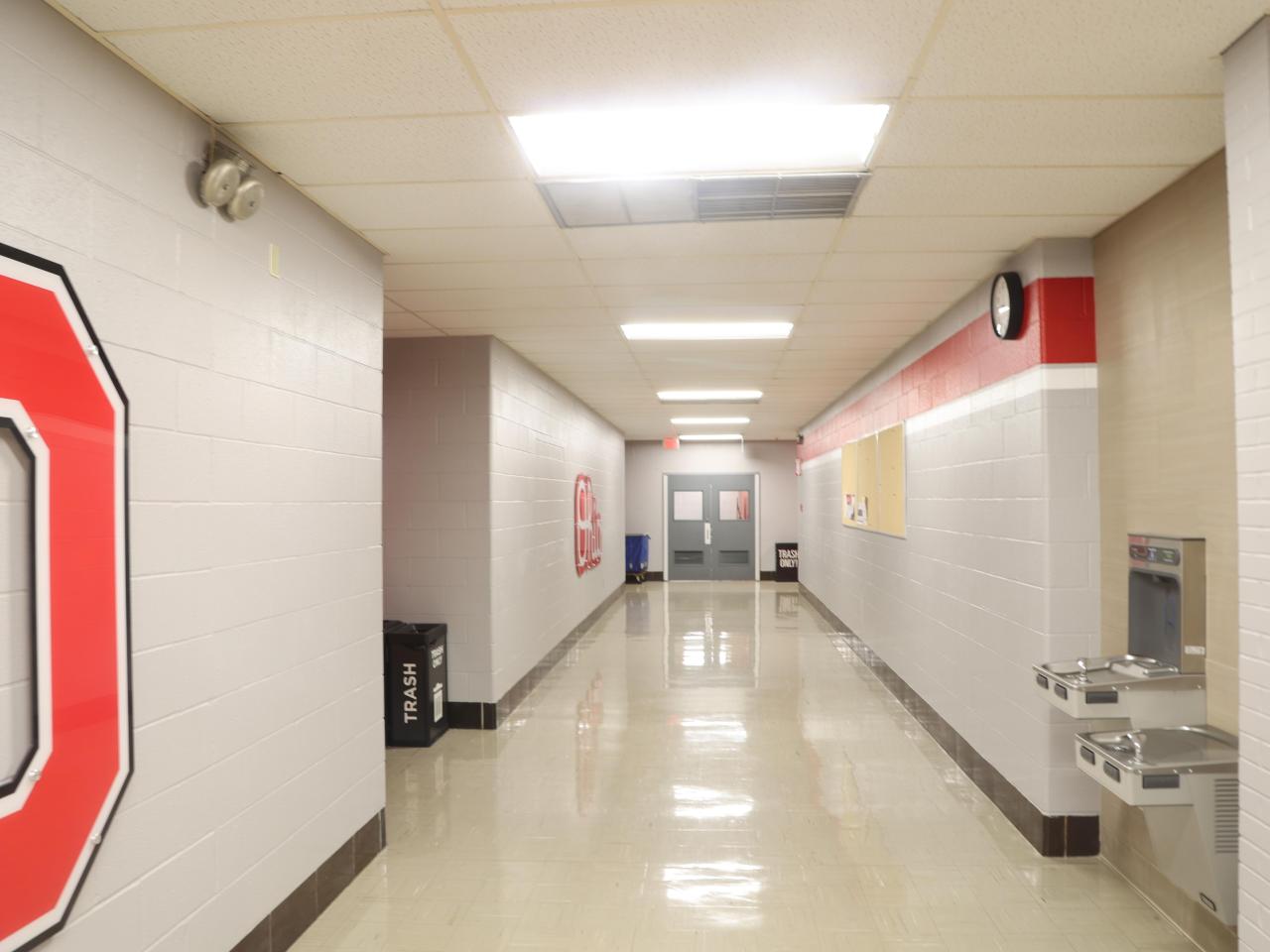 Galvin Hall basement hallway before construction 22-09-02