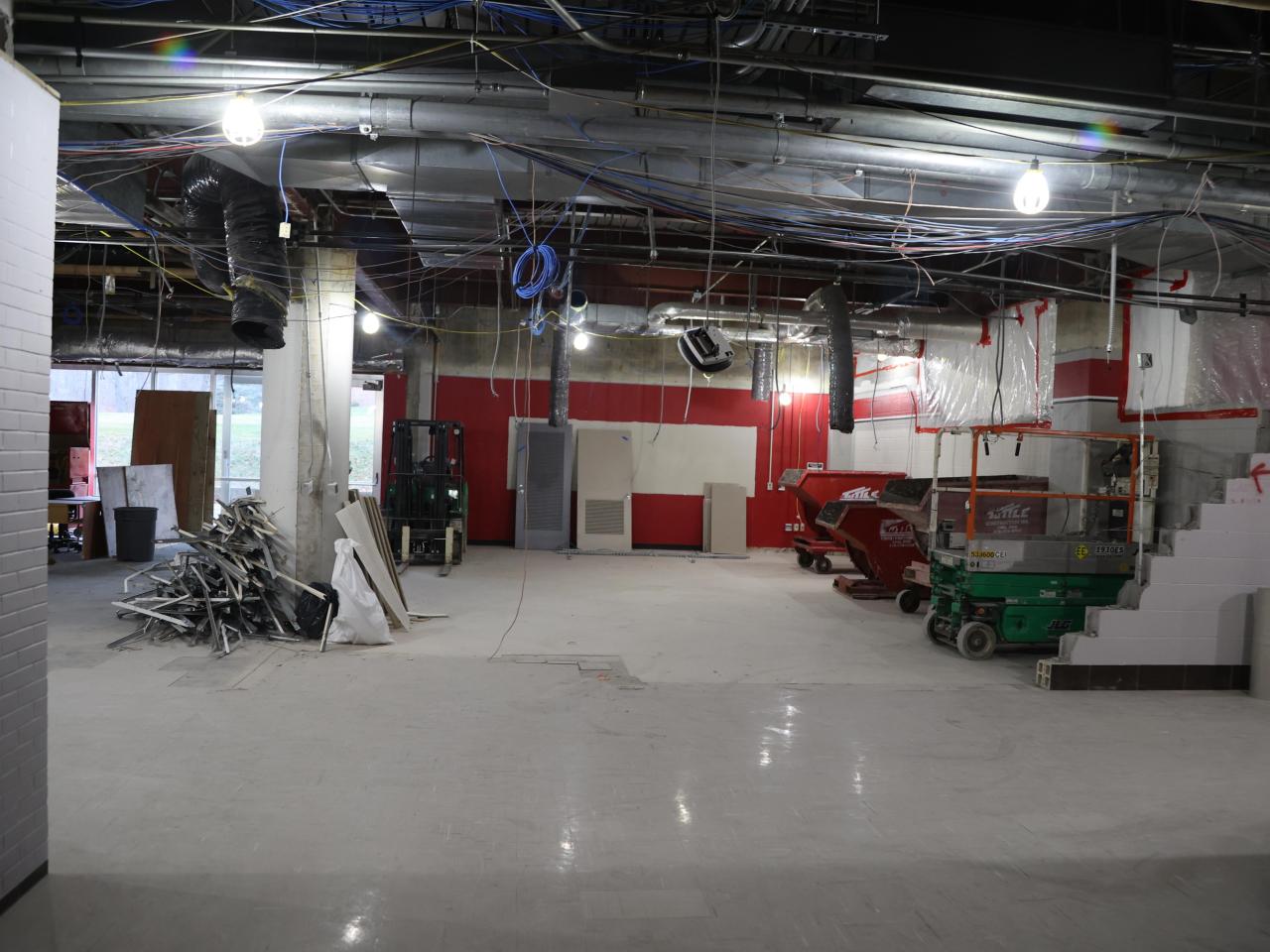 Demolition begins in Galvin basement 2022-12-02-1