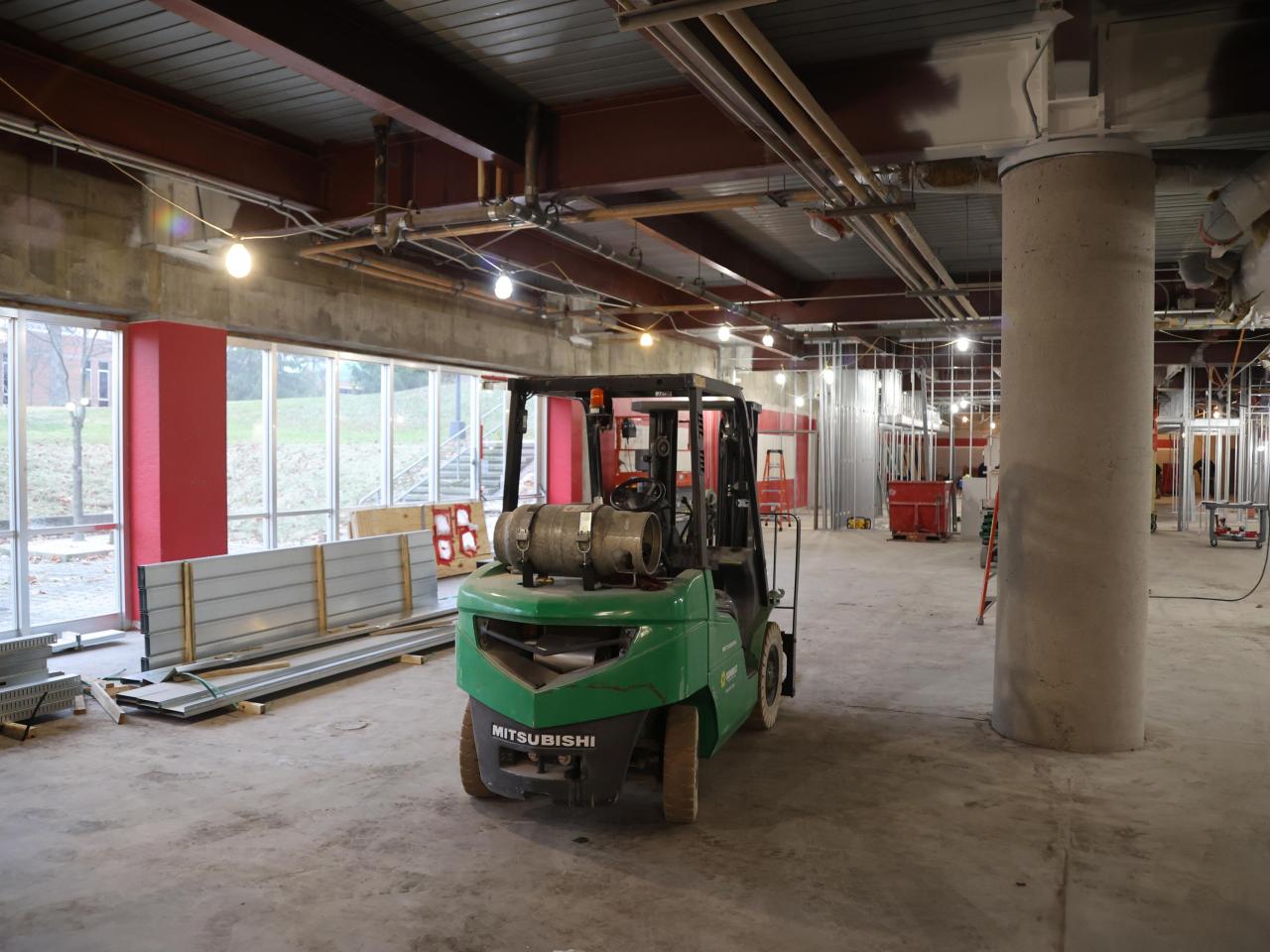 construction equipment and materials in Galvin basement 2023-01-18-3