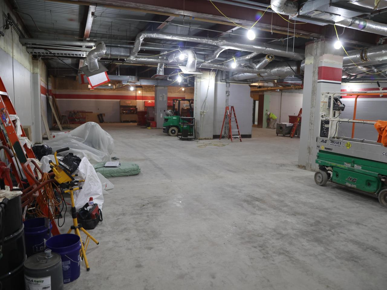 Galvin basement, airducts and construction equipment 2023-01-03-2