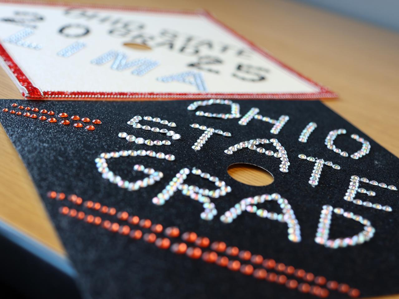 Grad caps that say Ohio State