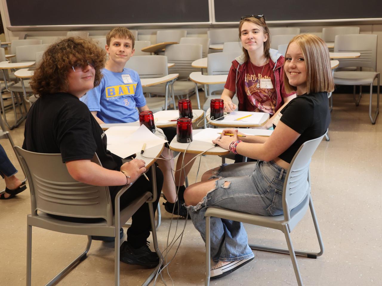 The Bath JV team competes at WBL Scholastic Bowl Tournament