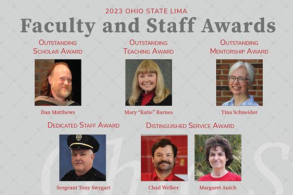 2023 Faculty Staff award winners
