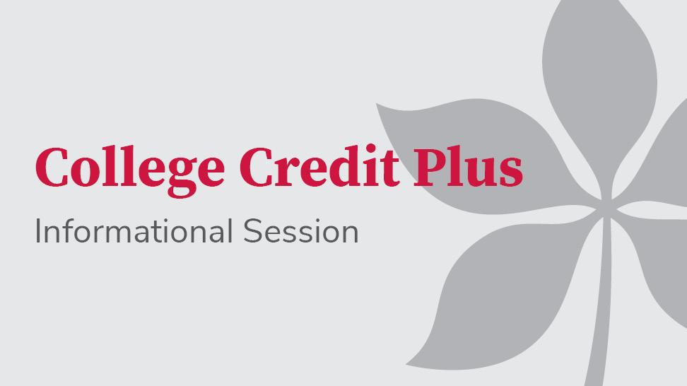 College Credit Plus informational session