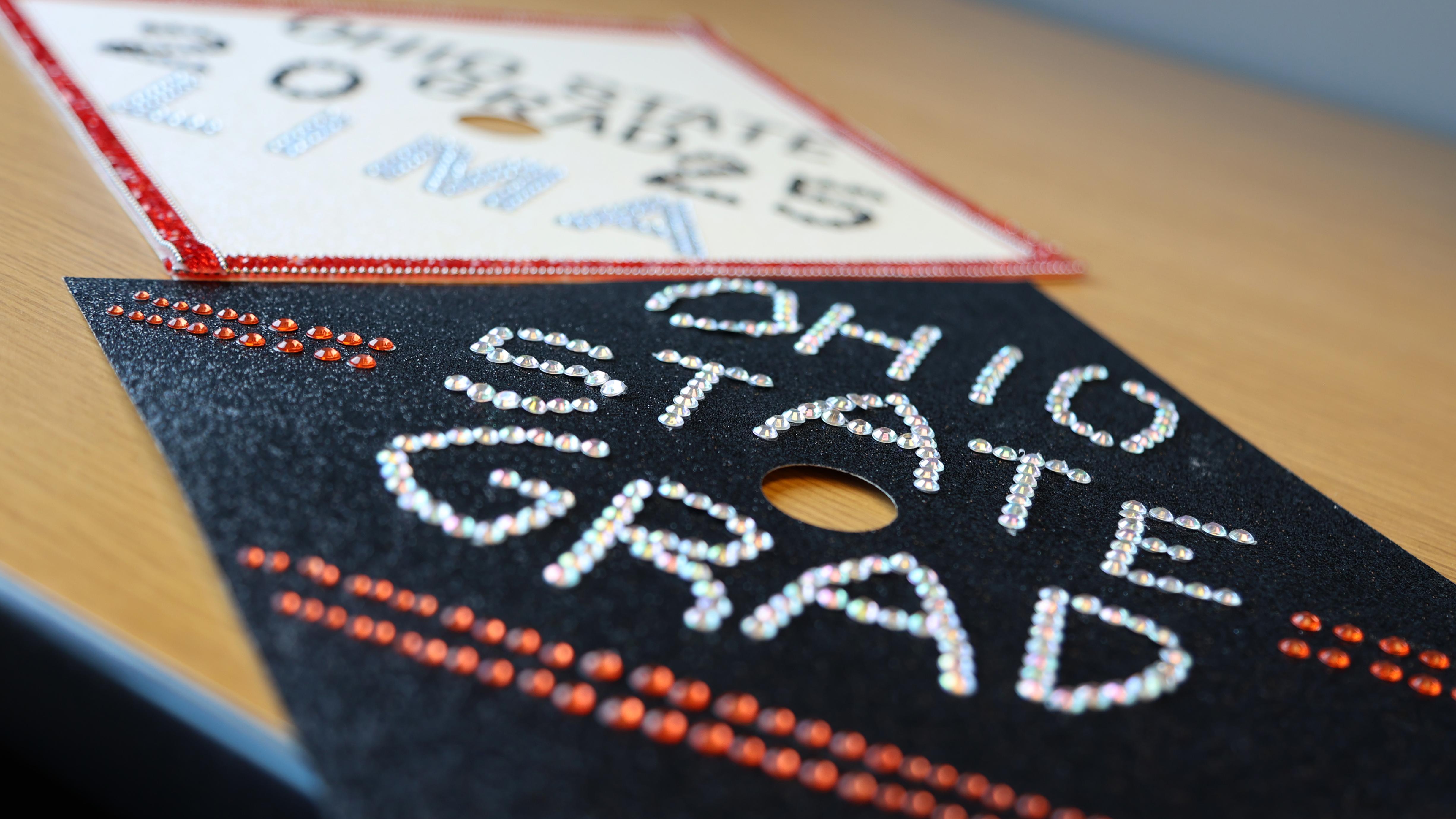 Grad caps that say Ohio State