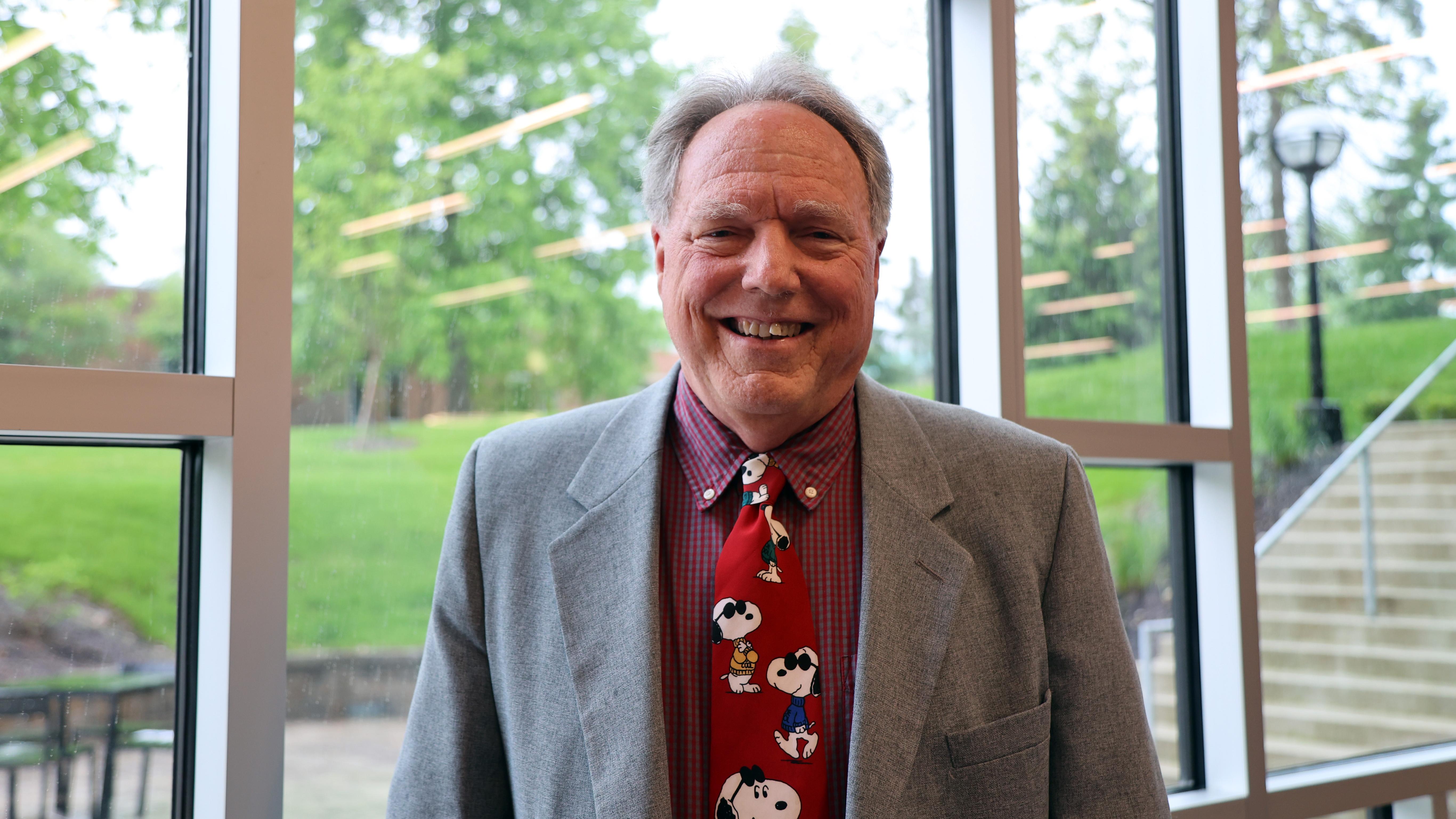 Mark Kleffner in Ohio State Lima's Cloyd Student Commons