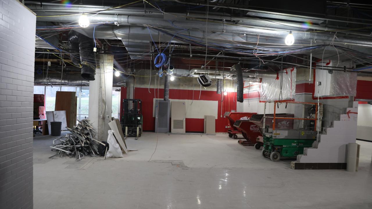 Demolition begins in Galvin basement 2022-12-02-1