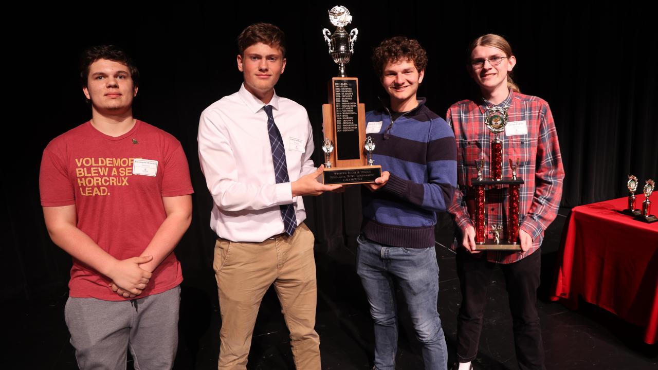 2025 varsity champions, WBL Scholastic Bowl, Defiance